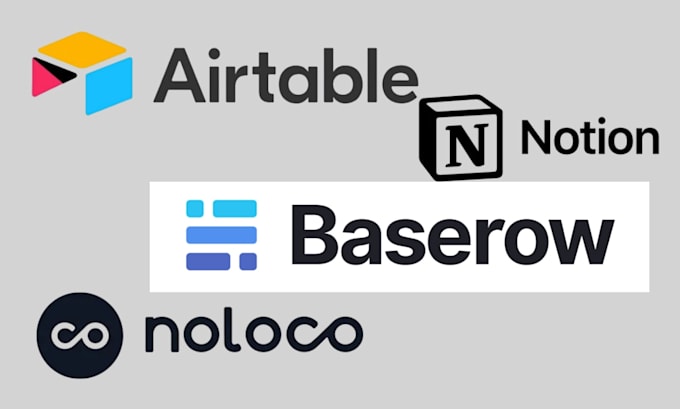 airtable,marketplace, baserow, notion, noloco, softr expert