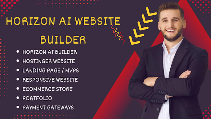 build a fully custom design ai powered website, web app using hostinger horizon