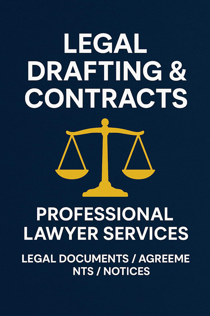 draft a legal contracts and affidavit