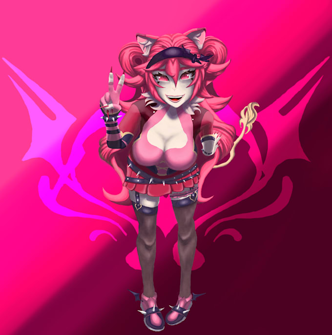 anime illustration for pfp vtuber oc fan art