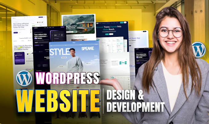 design redesign, develop wordpress website, a full stack developer