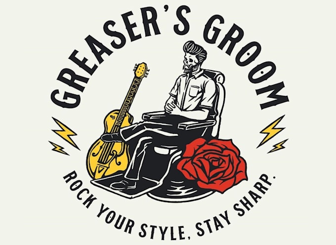 design wonderful guitar logo