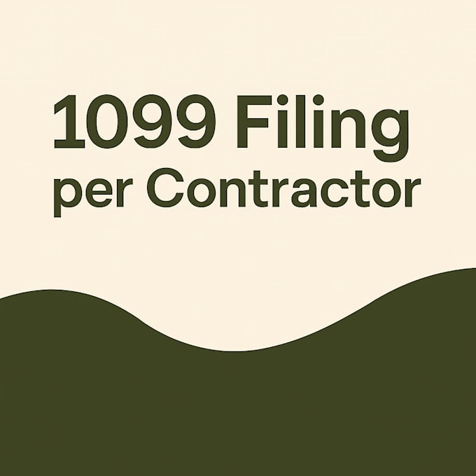 file 1099 filing and contractor tax forms