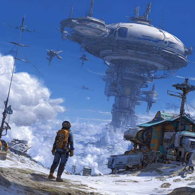 sci fi illustration and sci fi art