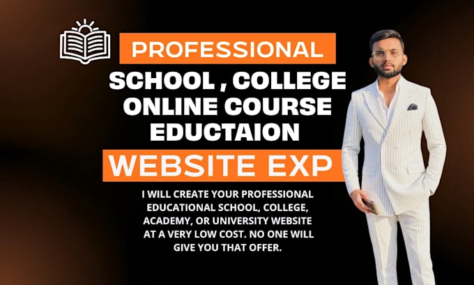 build a modern educational school, college, academy website