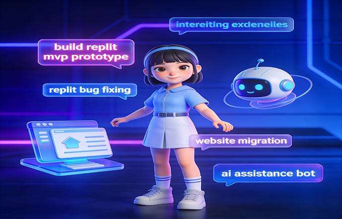 build replit mvp prototype replit bug fixing website migration ai assistance bot