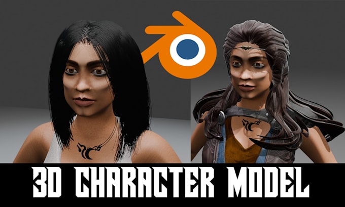 do 3d realistic character modeling in blender