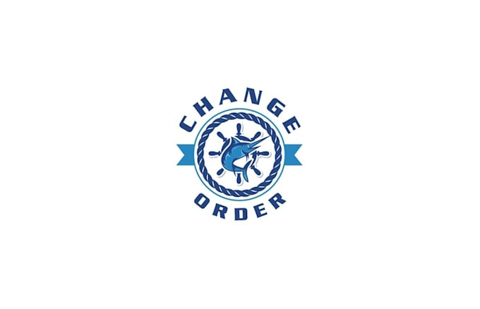 design unique great boat logo