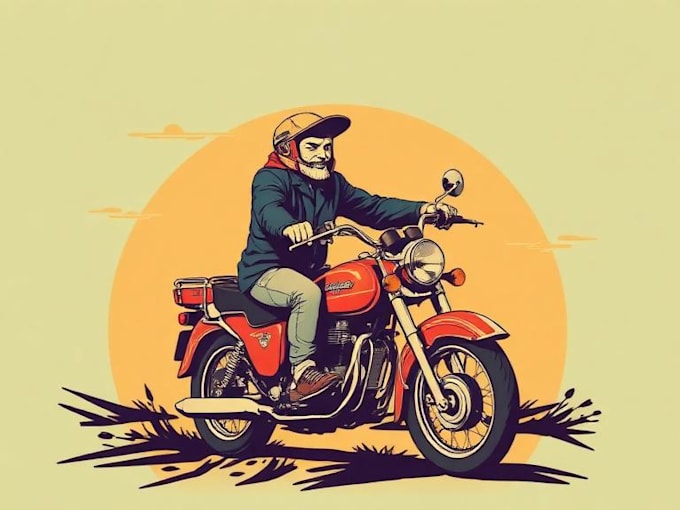 make vintage retro illustration for tshirt merch