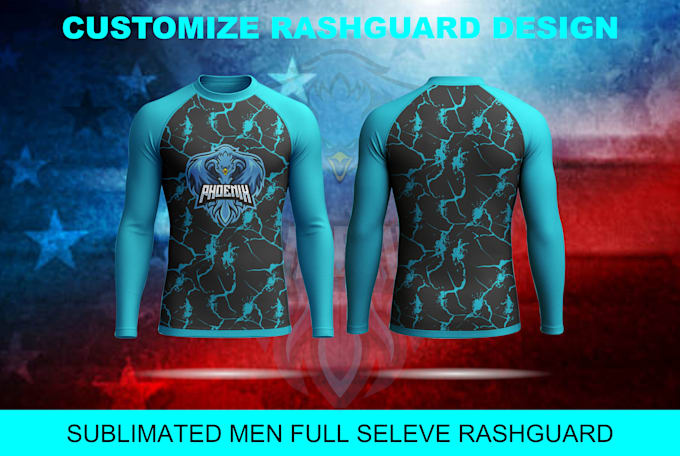 create unique sublimation rashguard designs for your brand