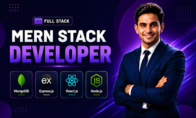 be your mern stack developer for full stack web applications