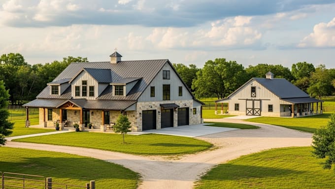 Design your custom barndominium plan and pole barn floor layout by John ...