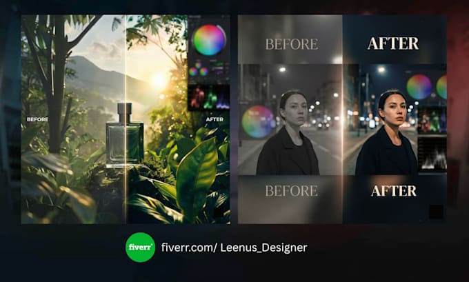 do cinematic color grading and correction