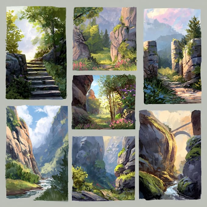 environment concept art landscape design