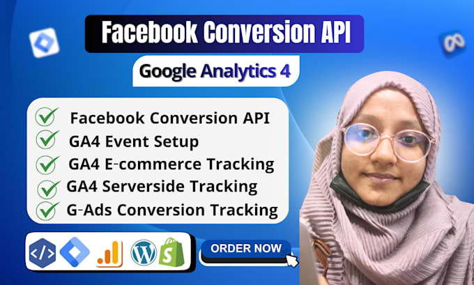 setup facebook capi and ga4 serverside ecommerce tracking by gtm