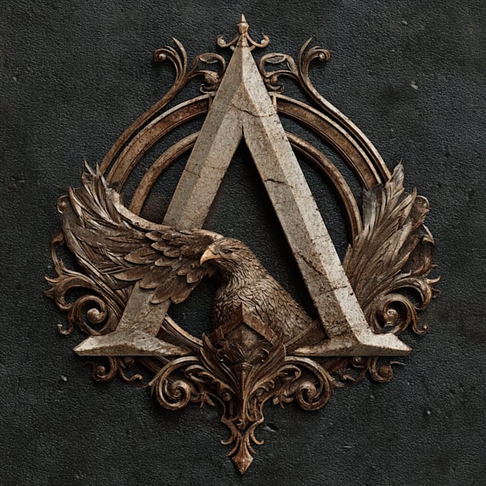 design a unique fantasy book novel series logo