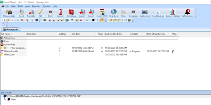 scope transcripts for you on casecat