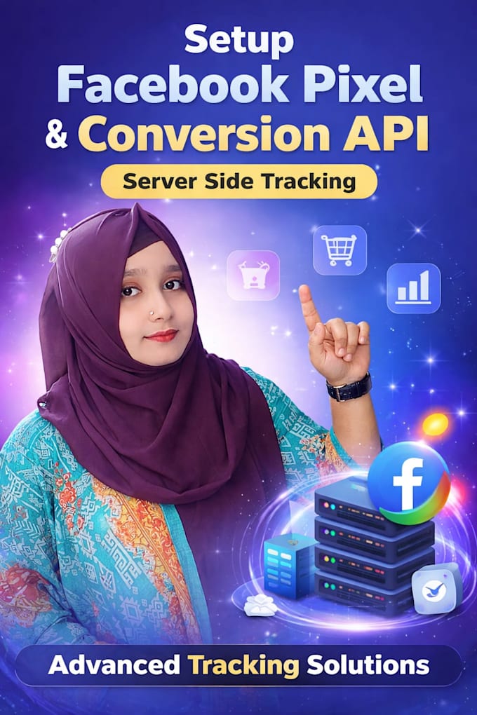 setup facebook pixel and conversion API with server side tracking