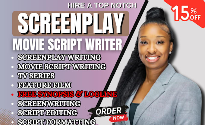 do screenplay, movie script writing screenwriting youtube script, script writing