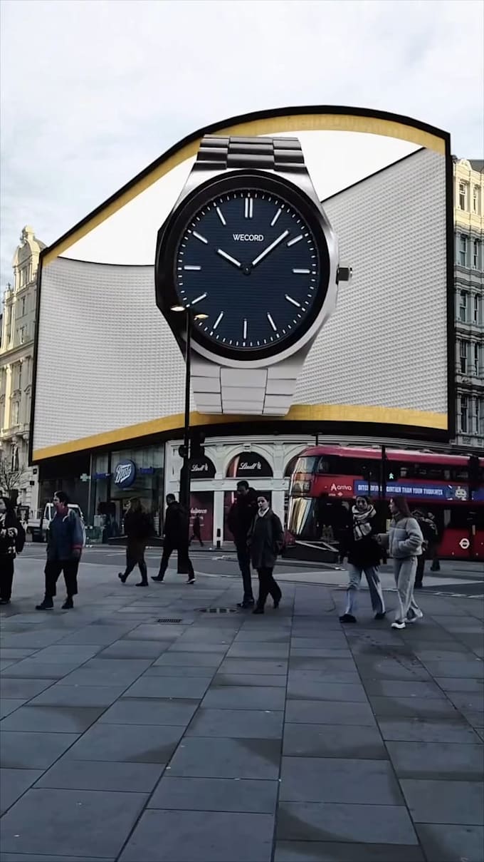 do 3d billboard animation 3d anamorphic animation 3d led screen display cgi ads
