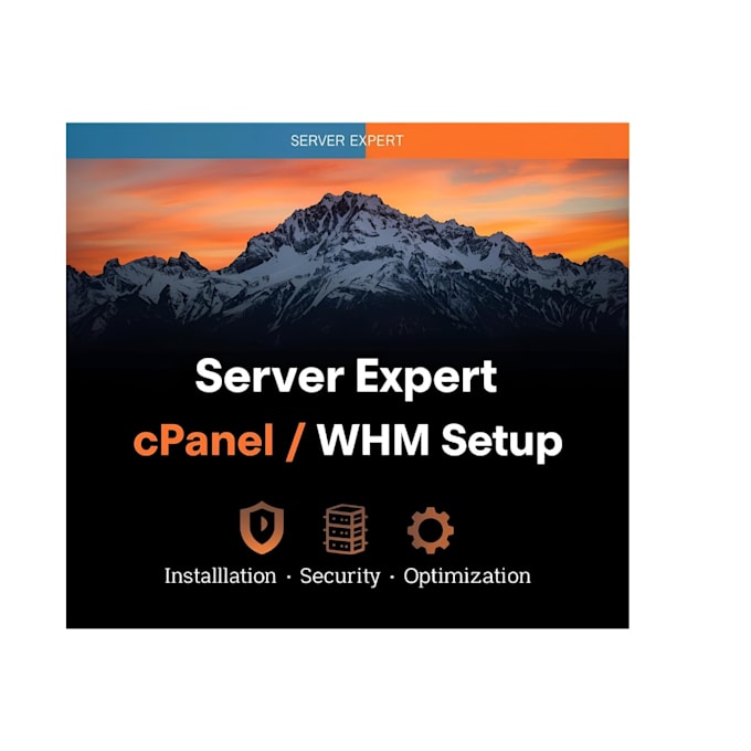 install cpanel whm and fully optimize your server for performance and security