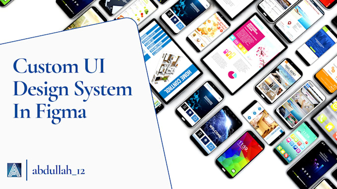 create a comprehensive custom UI design system in figma