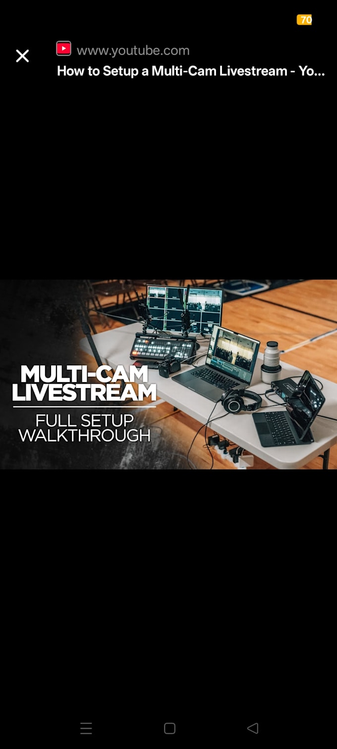 setup and manage your youtube live stream professionally