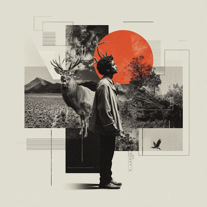draw an album or single cover art