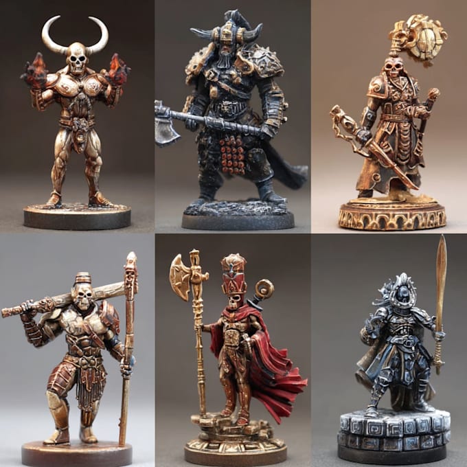 paint your warhammer 40k, sigmar and dnd miniatures