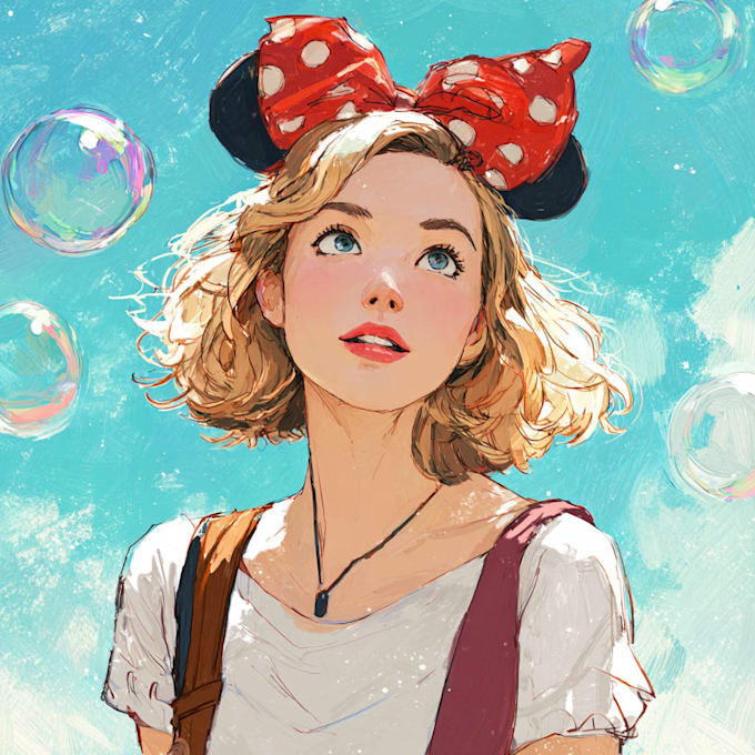 create your portrait in disney style