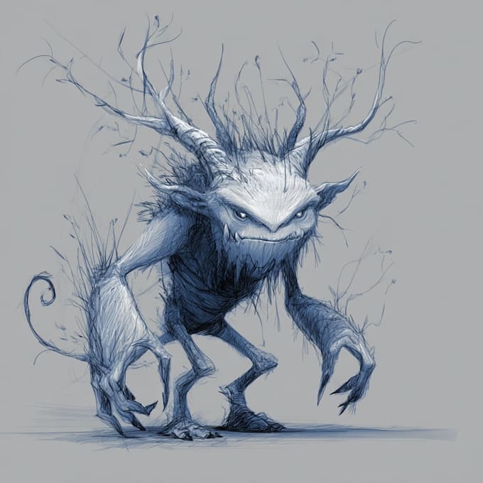 Create unique creature monster design and character design by ...