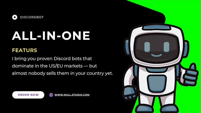Give you the 1st all in one discord bot by Ayoub_fb5 | Fiverr