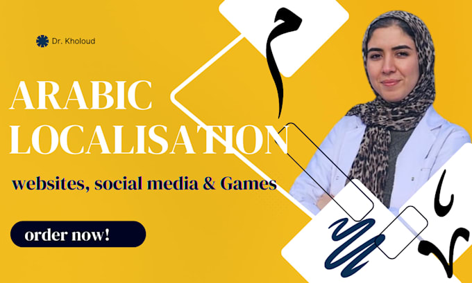 do arabic localisation for websites, games and mobile apps