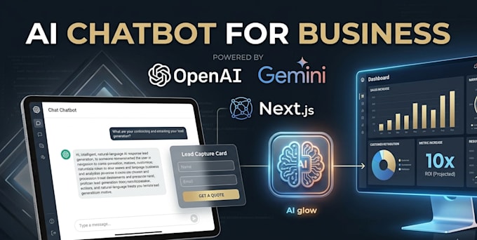 build an ai chatbot or automation web app for your business
