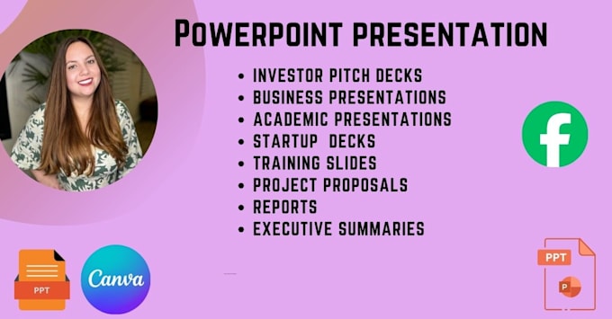 redesign business powerpoint presentation, pitch deck