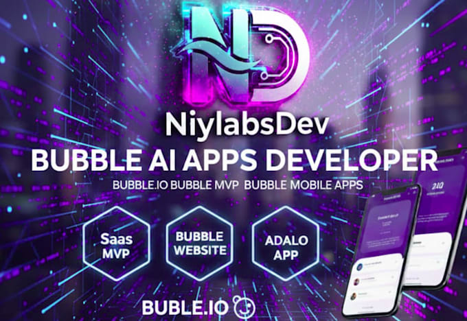 Build a responsive bubble io mvp, bubble ai app, bubble saas, bubble ...