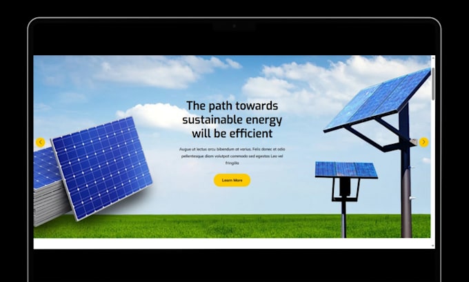 solar shopify store solar panel inverter website electronic construction website