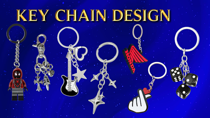 design custom 3d keychains for 3d printing, laser cutting, logo and nfc tags
