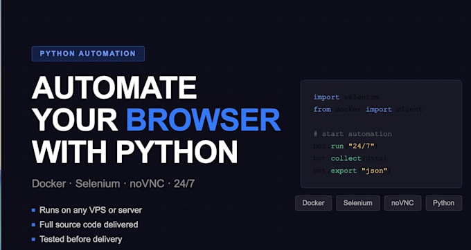 build python automation scripts and bots for your business