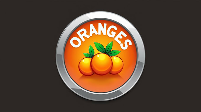 make different three oranges logo design