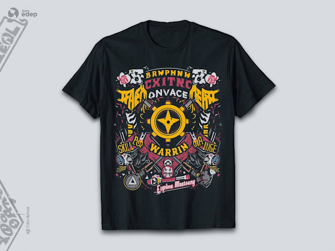 design minimalist t shirt design and typography tshirt design