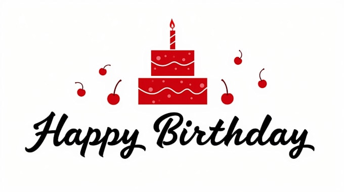 do make happy birthday card with cake logo