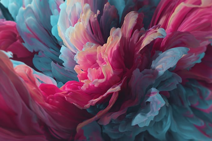 paint expressive colorful abstract portraits