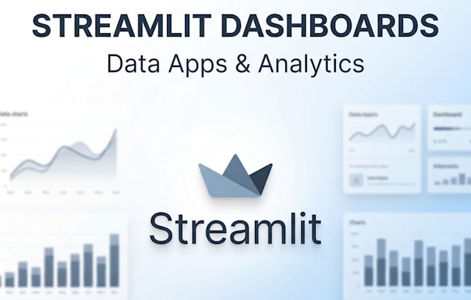 provide data reporting, analysis and streamlit app solutions
