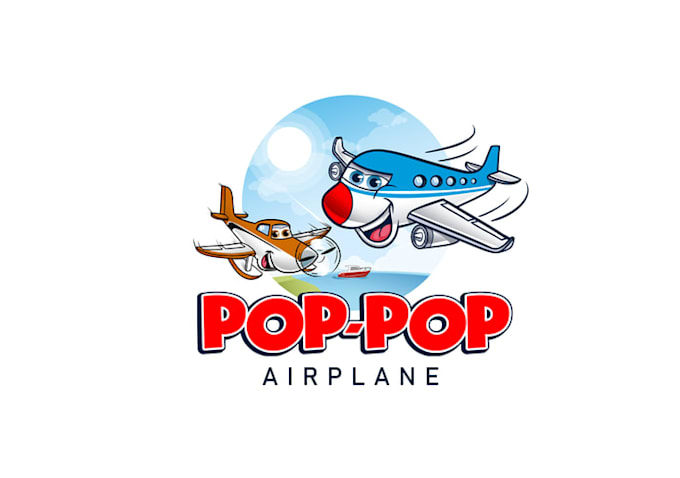 make travel and learning book series logo for children