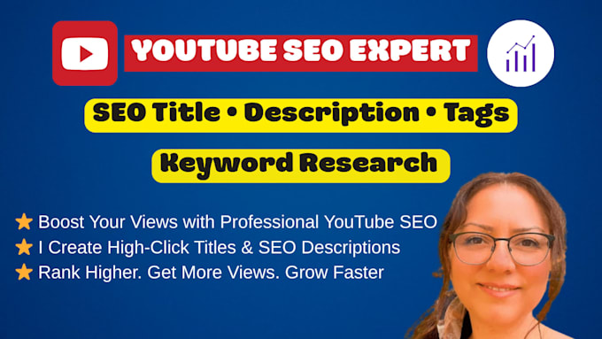 optimize your youtube SEO title, description, tags