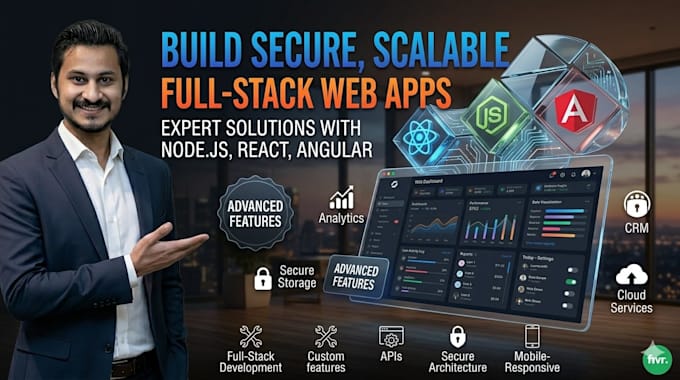 build secure scalable full stack web apps with nodejs react angular