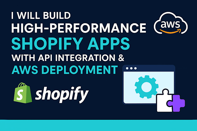 build custom shopify private or public app with API integration