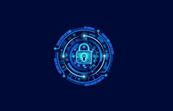 design cybersecurity appealing micro business logo