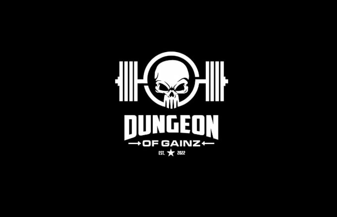 design unique weight lifting brand logo